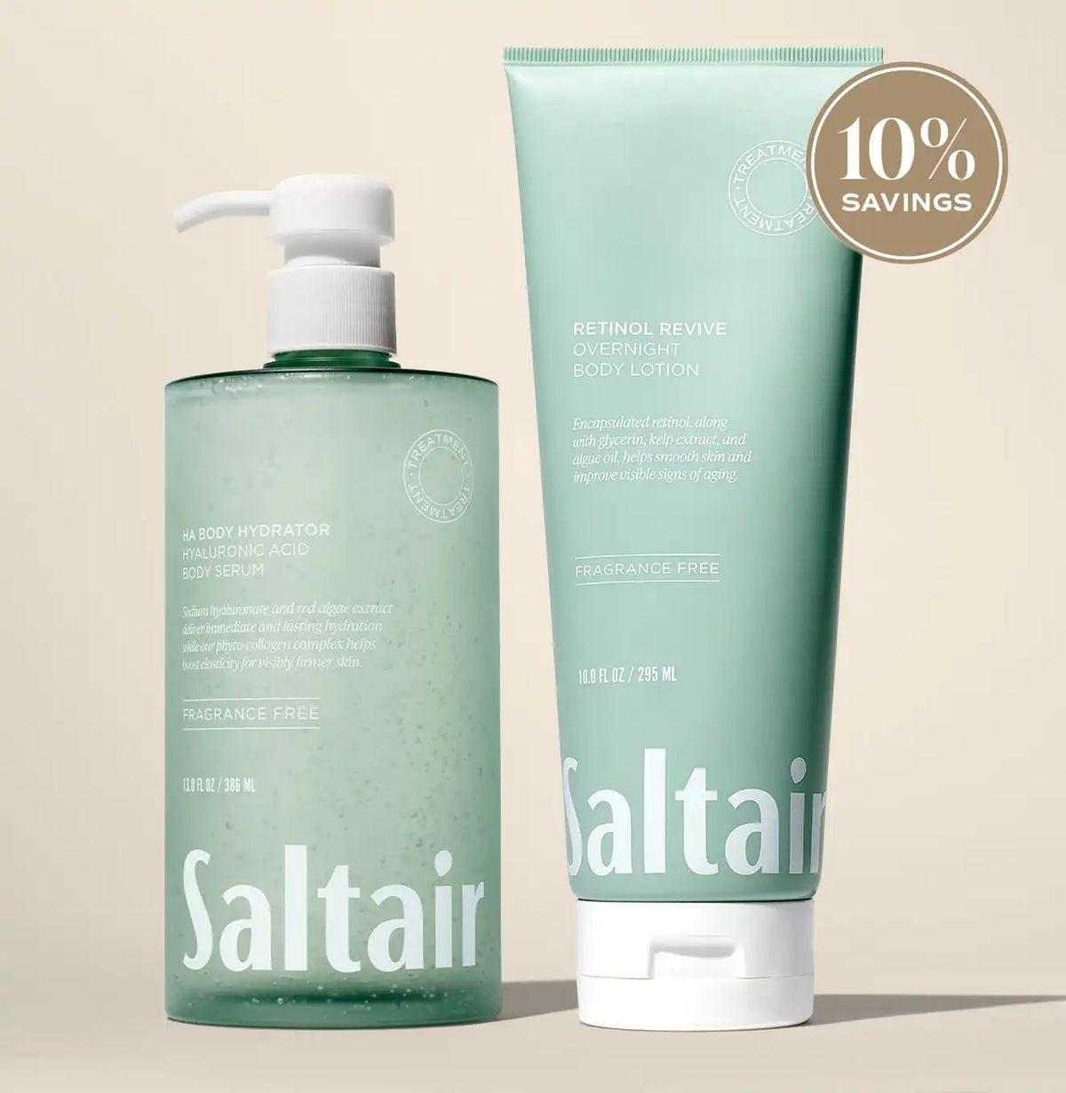 Hydrate + Revive Bundle - HA Body Hydrator & Overnight Retinol